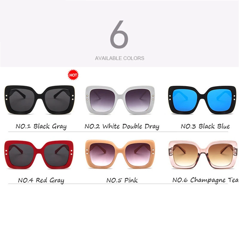 RBRARE большие солнцезащитные очки женские роскошные прозрачные градиентные в