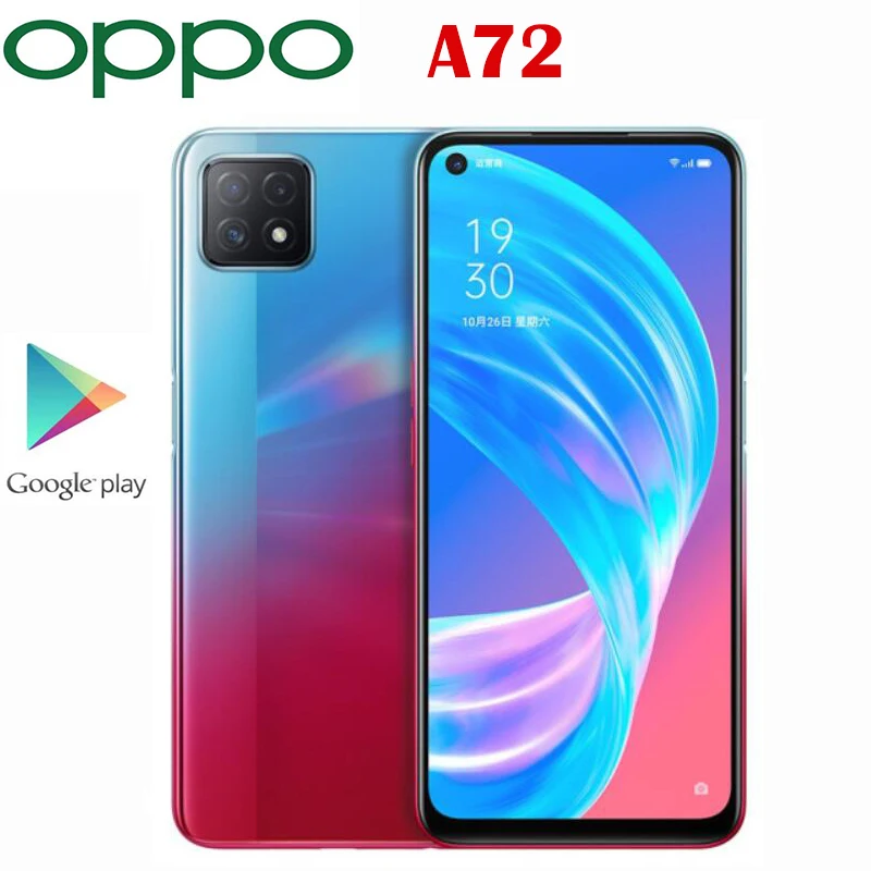 Оригинальный официальный Новое OPPO A72 5G смартфон четыре ядра Tianji 720 6 5 Дюймов 90 Гц