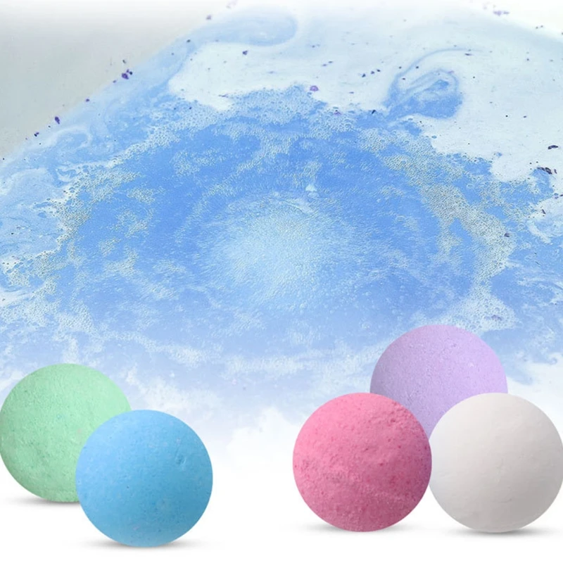 

5Pcs 20g Bubble Small Bath Bombs Stress Relief Moisturizing SPA Shower Cleaner