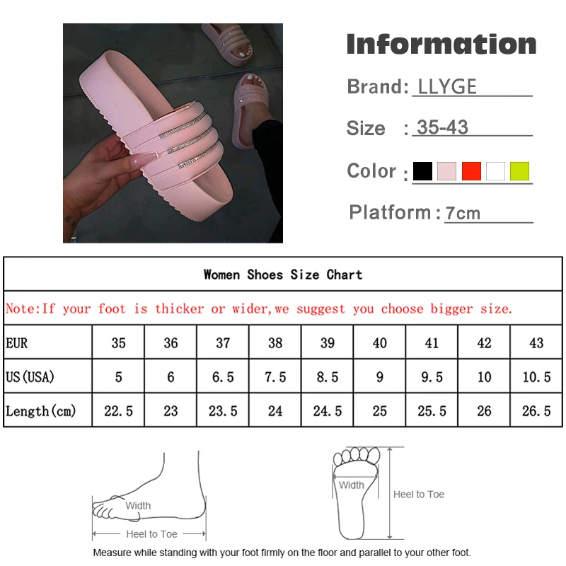 

Slippers Women Shoes Summer Platform Sandals Candy Color Bling Women's Flat Shoes Outdoor Beach Ladies Slides Female Slippers