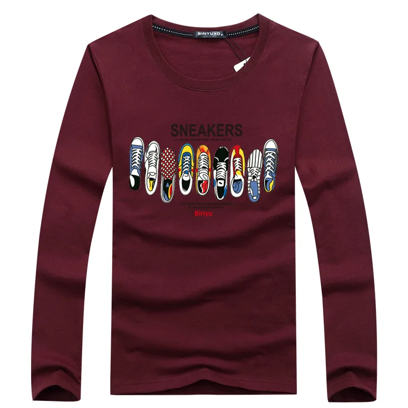 Крутые летние футболки для мужчин с принтом обуви топы коротким рукавом