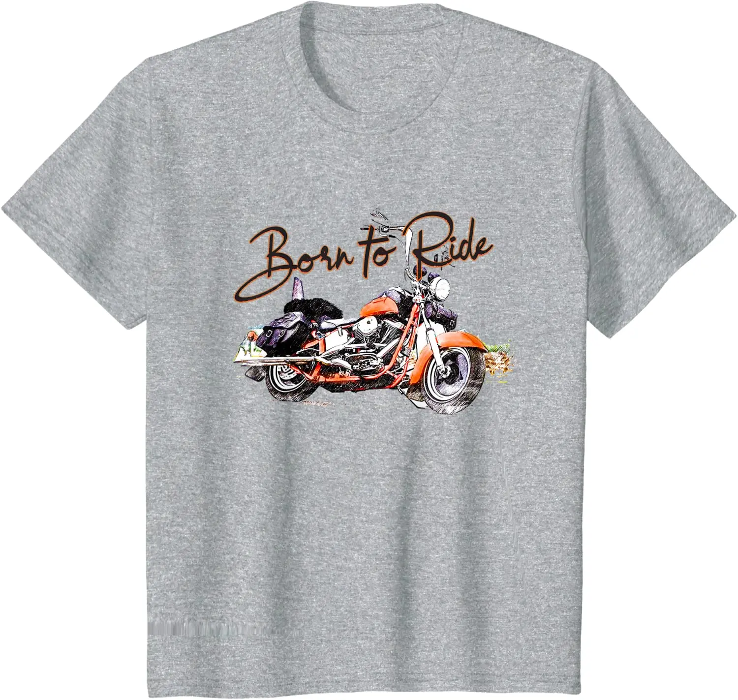

Born To Ride. Respect The Moto Bikers Chopper Motorcycle T-Shirt. Summer Cotton Short Sleeve O-Neck Mens T Shirt New S-3XL