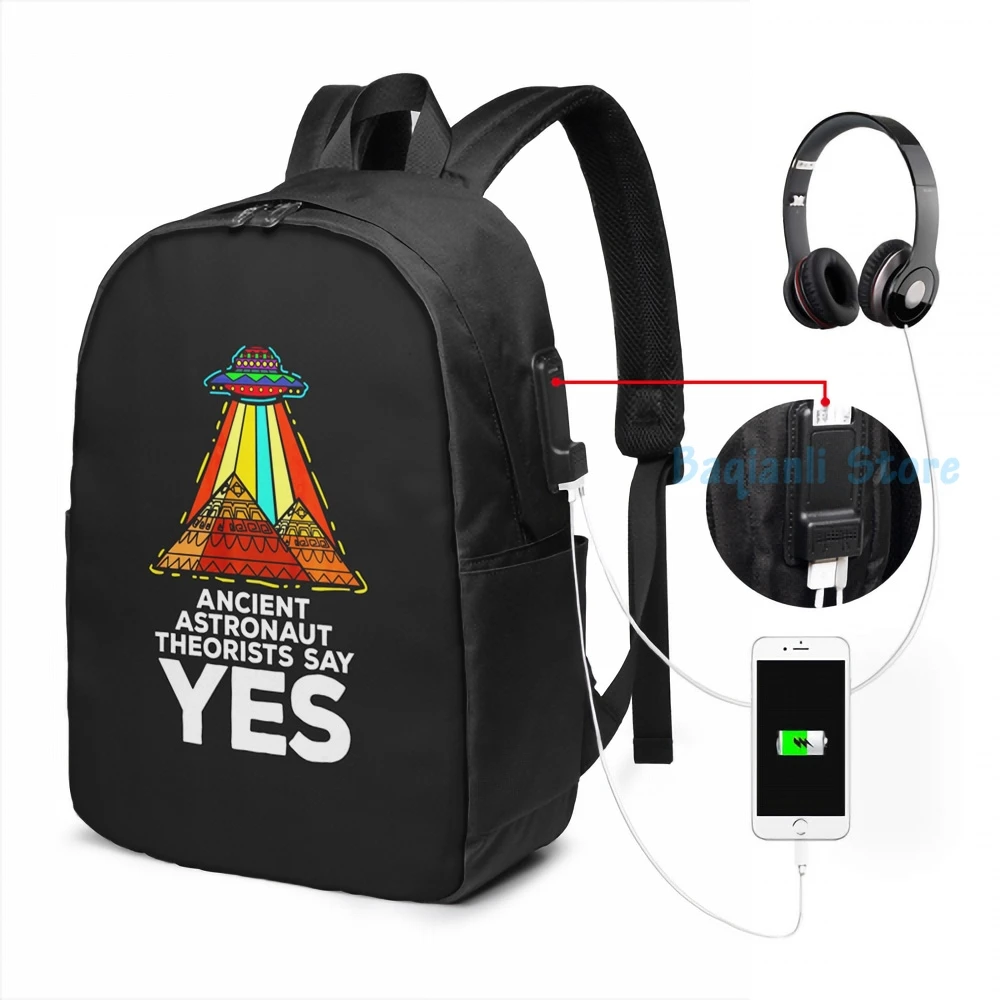 Забавный графический принт мем древних астронавт теоретики Скажите Да USB заряд