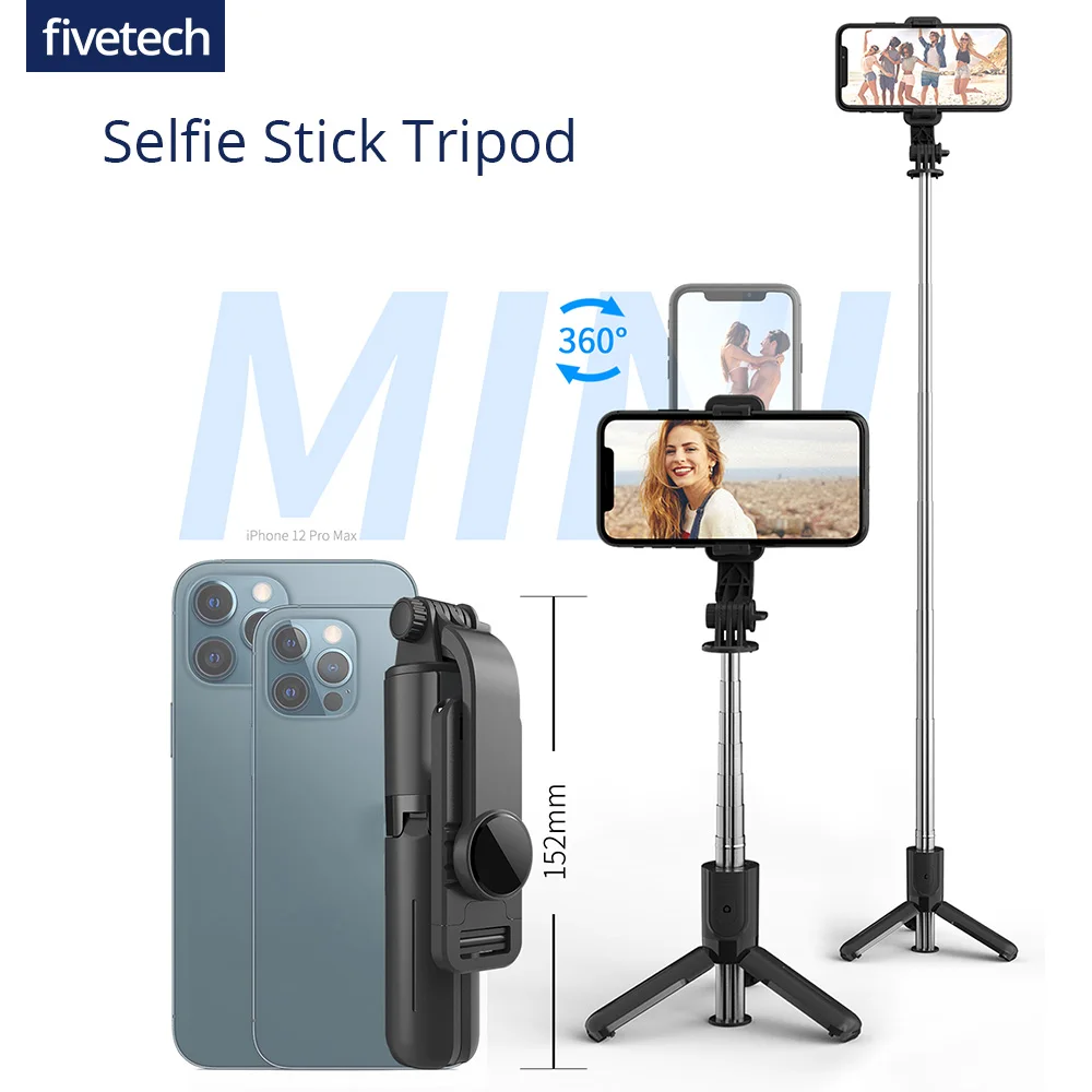 Мини ручной карданный стабилизатор для телефона Беспроводная Bluetooth селфи-палка