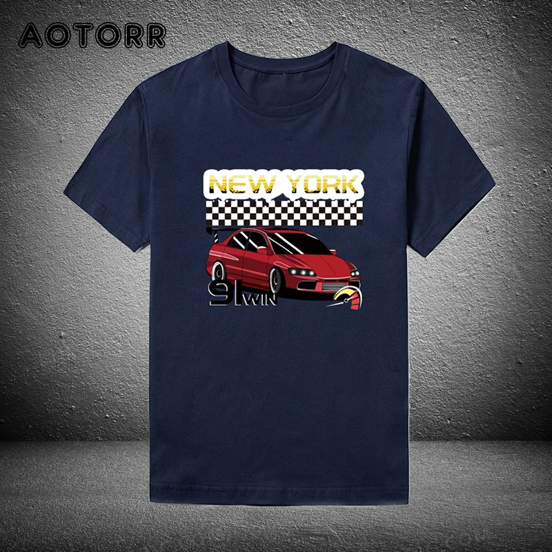 

Футболка мужская хлопковая с принтом «сделай сам», тенниска с коротким рукавом, уличная одежда из 2021 хлопка, лето 100%