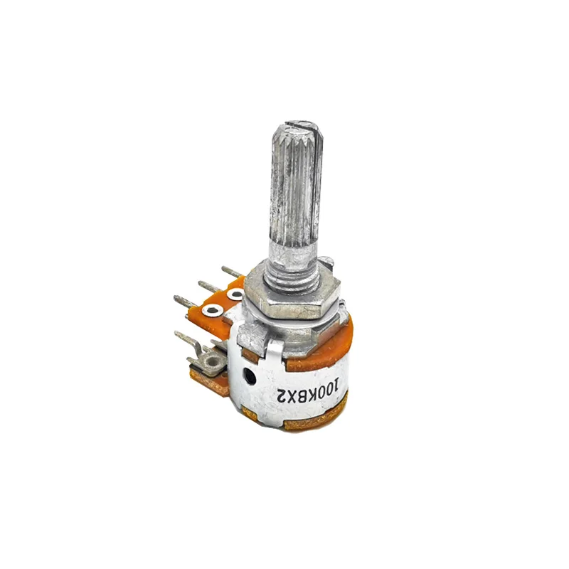 ALPS RK163 10KBx2 50KBx2 100KBx2 аудио потенциометр громкости усилителя Hifi двойной вращающийся