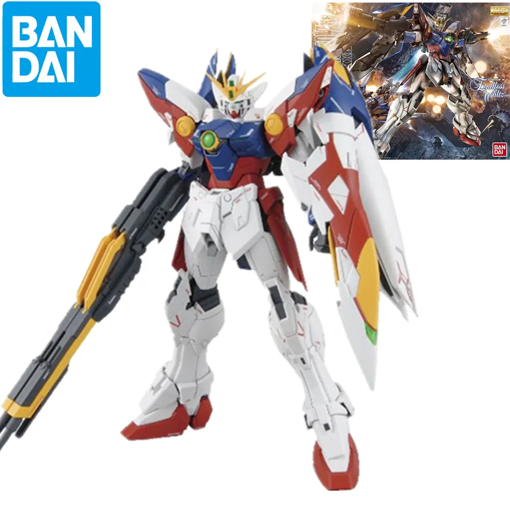 

Bandai Gundam Mg 1/100 Wing Zero Ew Gundam Zero Custom Xxxg-00W0 Assembly Action Figure Model Toys