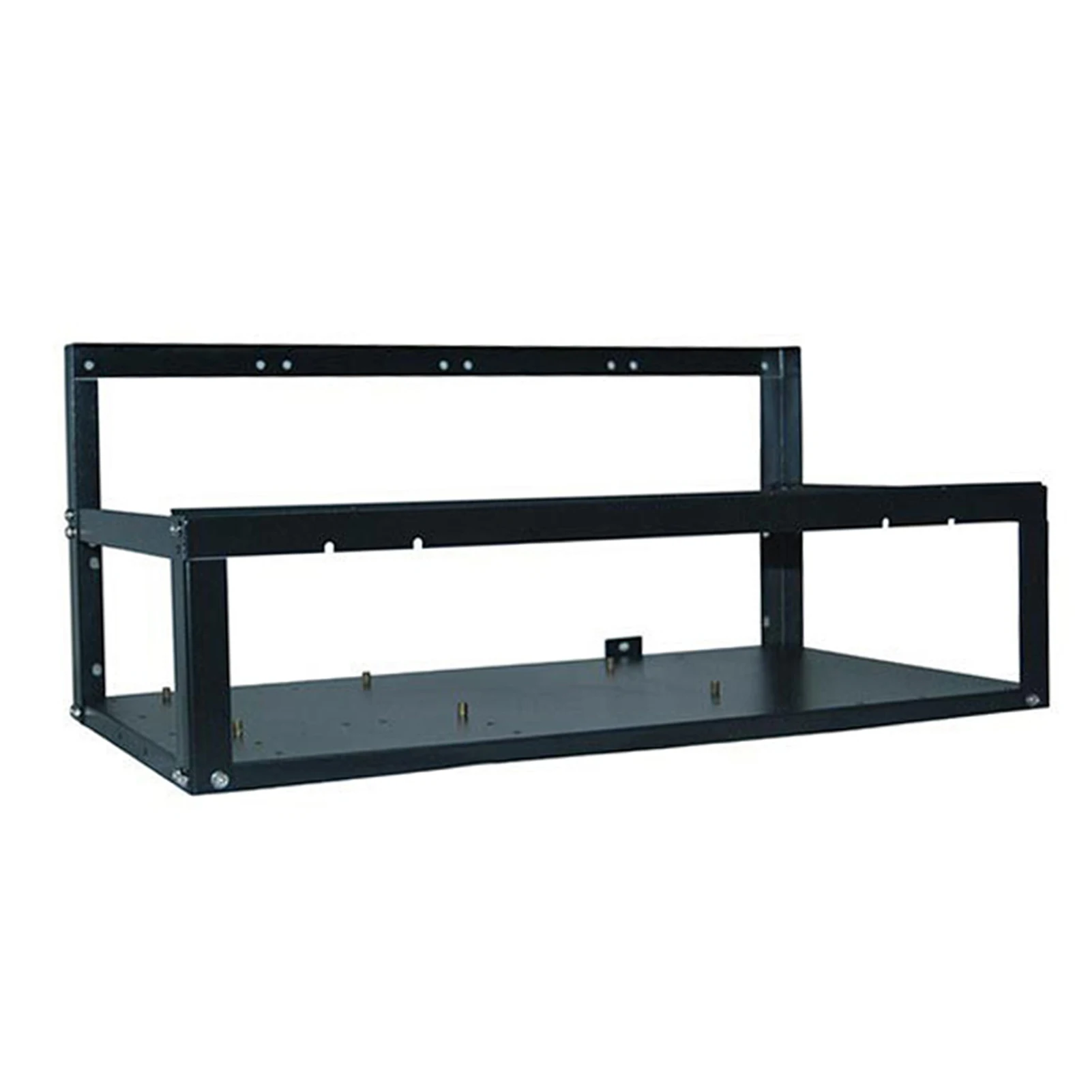 

Steel Open Air Miner Mining Frame Rig Case Up to 6 GPU for Crypto Coin Currency Mining New HANW88