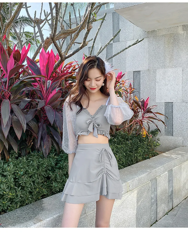 Женские купальные костюмы женская одежда для плавания раздельные бикини из двух