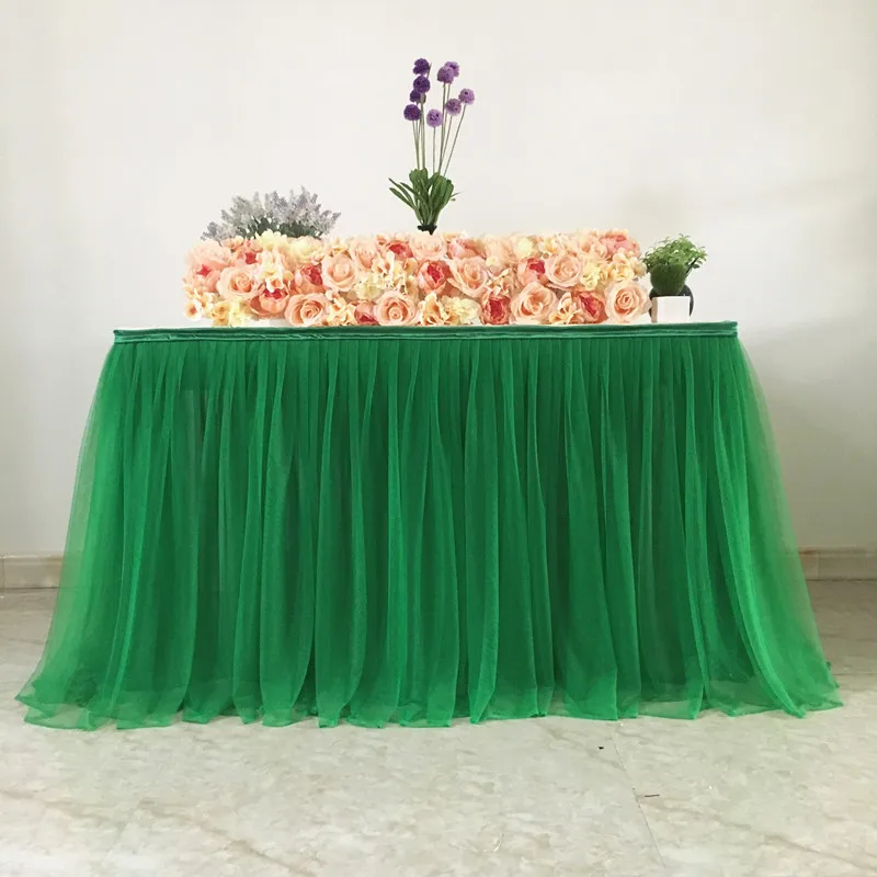 Свадебная вечеринка детское платье пачка с фатиновой юбкой Юбка для стола посуда