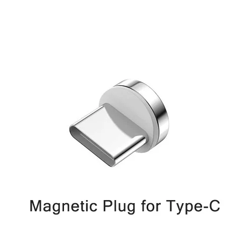 12G Plug for Type-C Магнитный адаптер CANDYEIC 12G с магнитной вилкой для Iphone, кабель для быстрой зарядки и передачи данных для Xiaomi Redmi Andriod, кабели для Micro type-C - Цвет: 12G Plug for Type-C