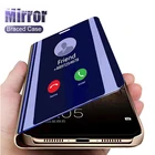 Чехол-книжка для Samsung Galaxy J2, J4, J5, J6, J7 Prime, A21, A41, A11, F62, M62, A71, A51, A31, M51, A10E, S9, зеркальный