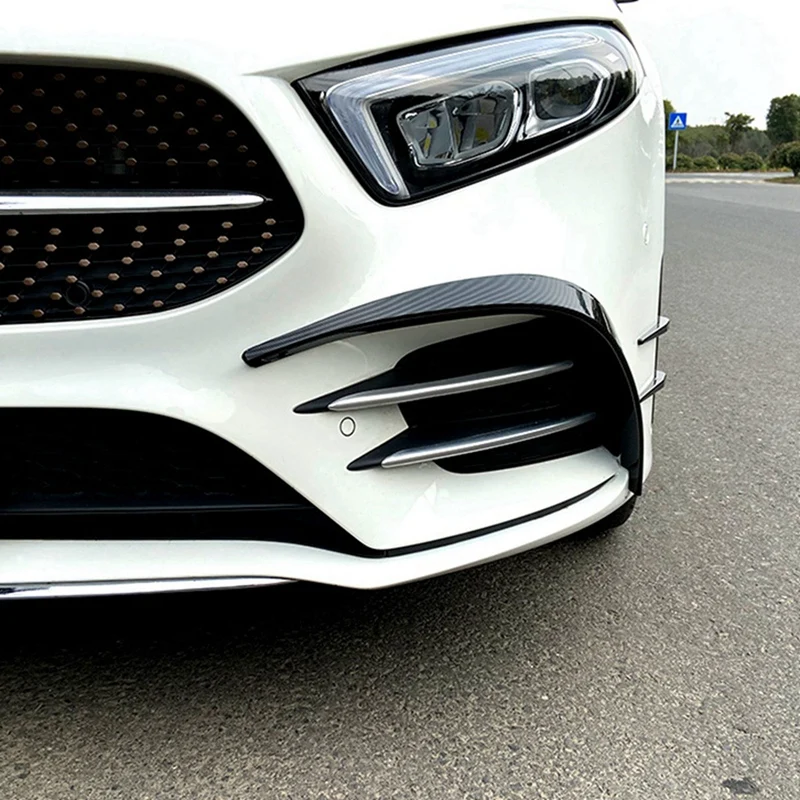 Спойлеры для переднего бампера Mercedes Benz A Class W177 и центральный лоток хранения
