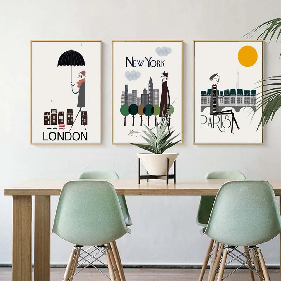 Картина на холсте ретро для офиса гостиной украшения дома | Дом и сад