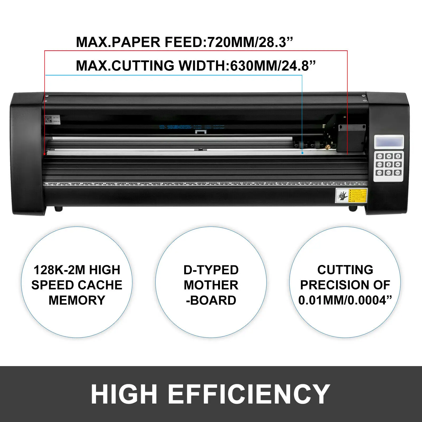 

28" Vinyl Cutter Machine 720mm w/ Stand Vinyl Plotter Cutter Signmaster Cutting For Heat Transfer