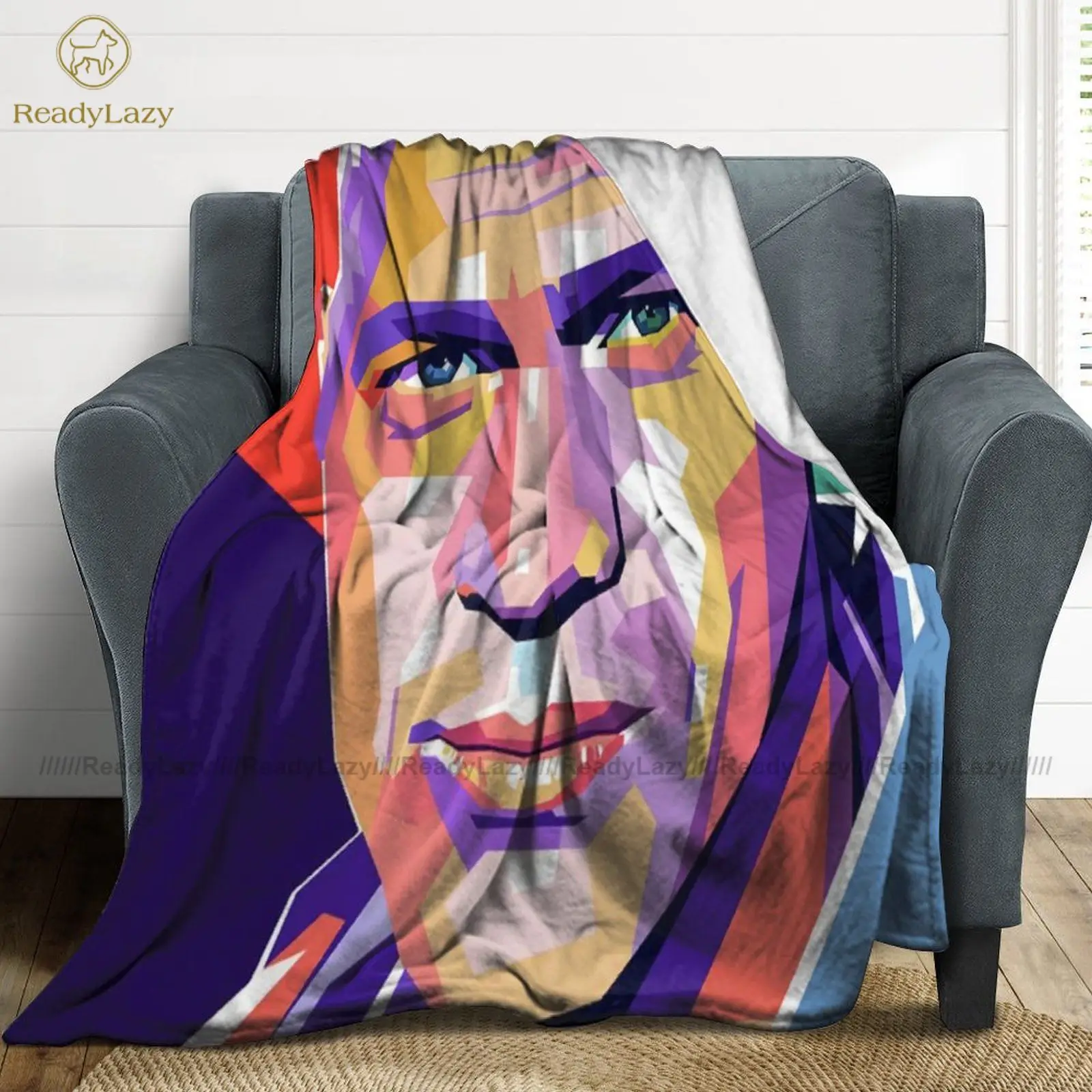 

Star Blanket Cute Fleece Blanket All Weather Super Soft Fashion Bedspread