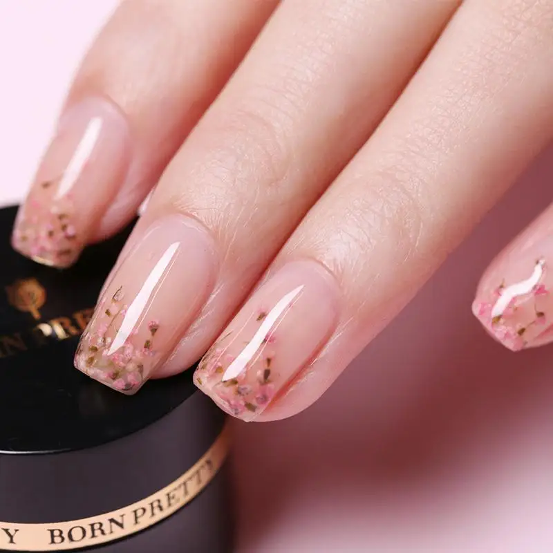 Гель лак для ногтей BORN PRETTY 5 мл сушеный цветок удаляемый замачиванием Волшебный с