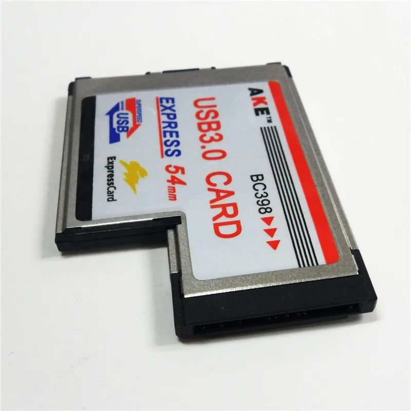USB 3 0 для Express Card 5 Гбит/с 2 порта концентратор PCI 54 мм слот ноутбука | Компьютеры и