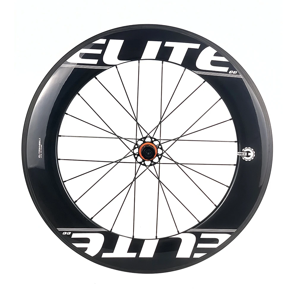 ELITEWHEELS PRO 700c Road Carbon Wheels R10 Ceramic Bearing Or Normal Hub 20-24H Tubular Clincher Tubeless For Cycling Wheelset