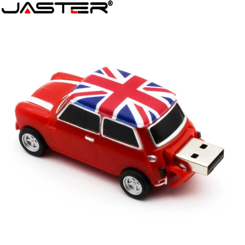 JASTER мини модель автомобиля Флешка 4 ГБ 8 ГБ 16 ГБ 32 ГБ 64 ГБ USB 2,0 USB флеш-накопитель карта памяти, Флеш накопитель в подарок U диск