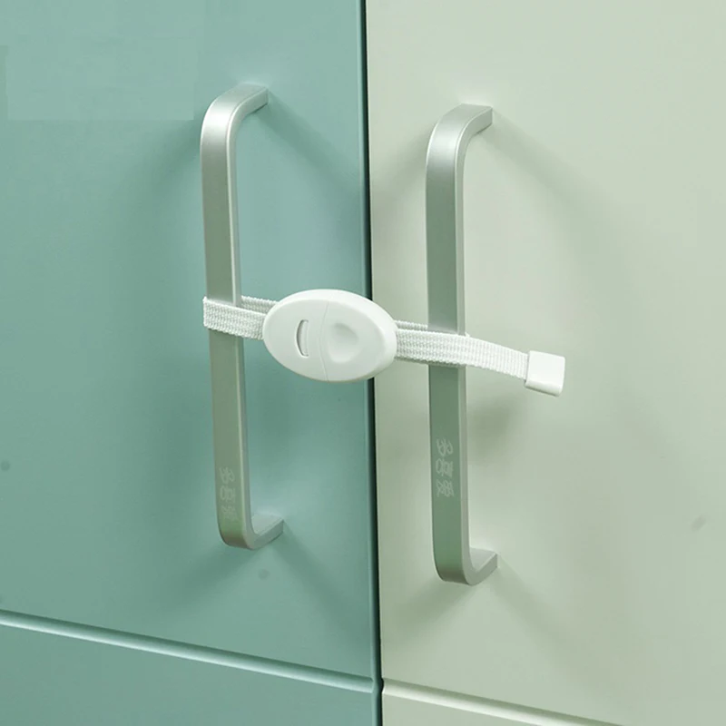 Cerraduras de seguridad para beb&eacute;s, limitador de muebles, protecci&oacute;n para ni&ntilde;os, armario, puerta de nevera, 2 uds.-0
