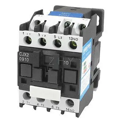 380 В катушечный двигатель контроллер переменного тока контактор 3 P полюса без 660 4 кВт CJX2 0910|Замыкатели| |