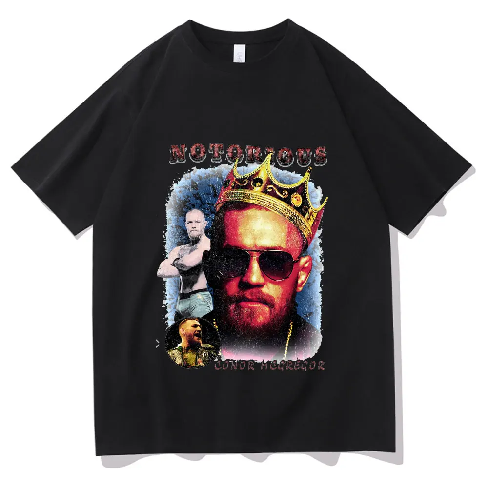 

Notorious Conor McGregor Men Fan T-shirt Mens Fashion Cotton Streetwear Man Woman Fans Gift Tshirt New Spot Goods Short Sleeve