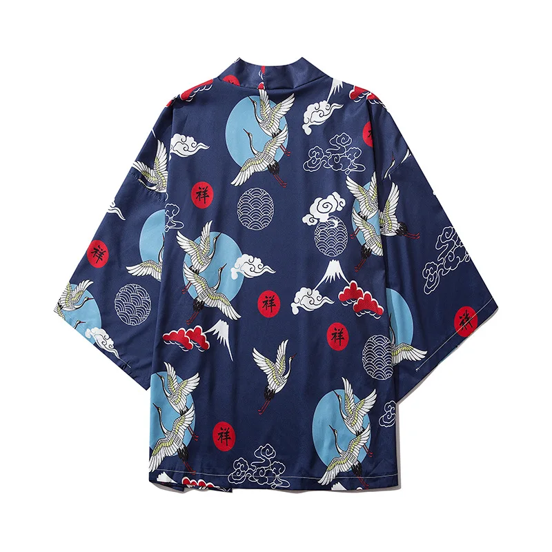 

New Design Fashion Japanese Traditional Yukata Kimono For Men Women Summer Cardigan японская одежда Clothes японский стиль