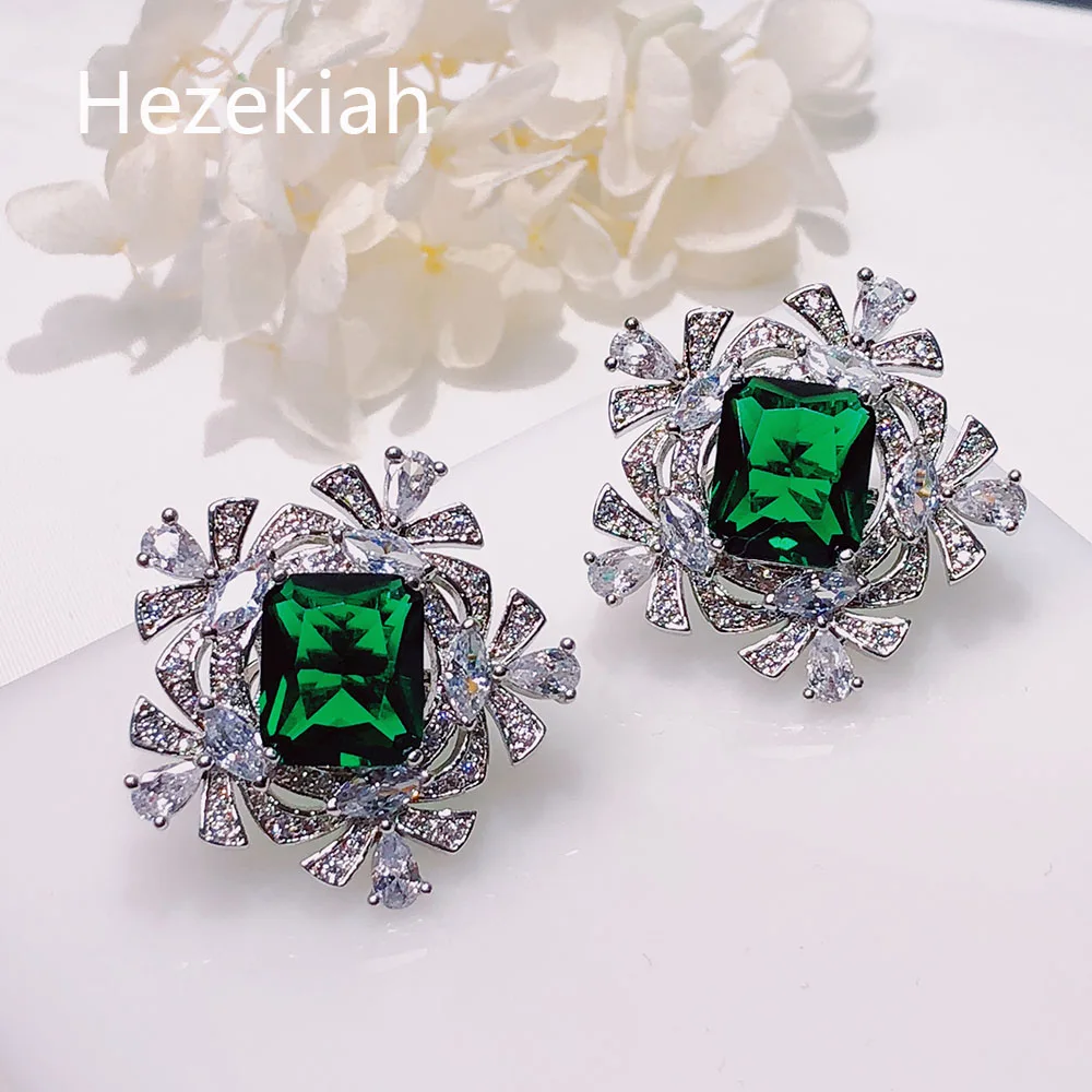 Роскошные женские серьги Hezekiah свадебные для невесты высококачественные