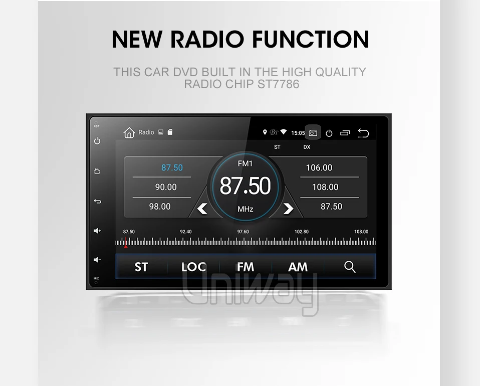 Uniway A17KLL9071 android 9,0 автомобильный dvd навигатор для toyota corolla/auris автомобильный Радио стерео головное устройство навигация