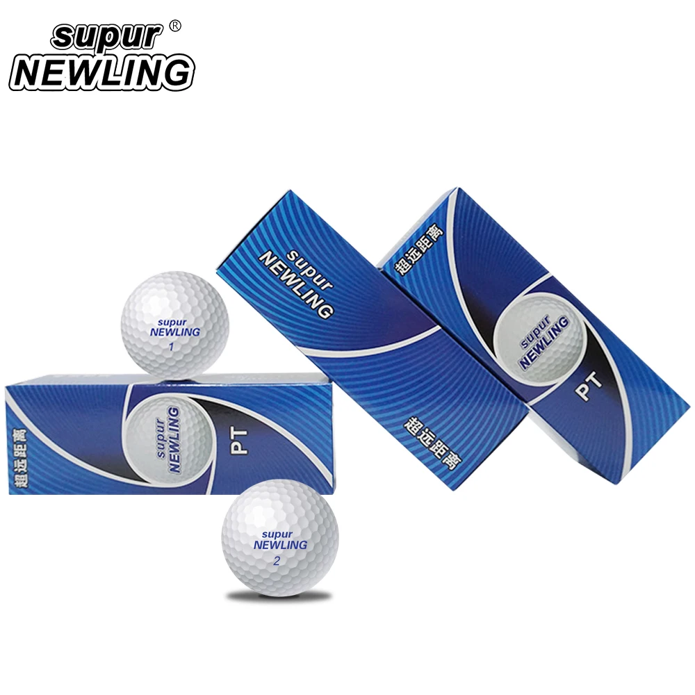 1 коробка Supur NEWLING мячи для гольфа Supur Long Distance 2 слоя мячи для игры в гольф 12 шт. мячи для гольфа