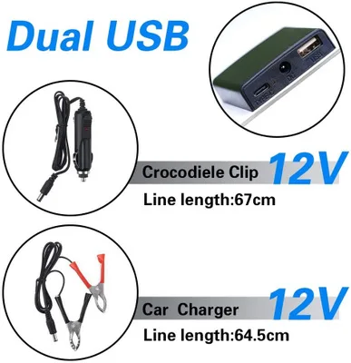 200W 18V Solar Panel Kit Power Bank Dual-USB With 60A Controller Folding Outdoor Mobile Battery Charger Supply | Электроника