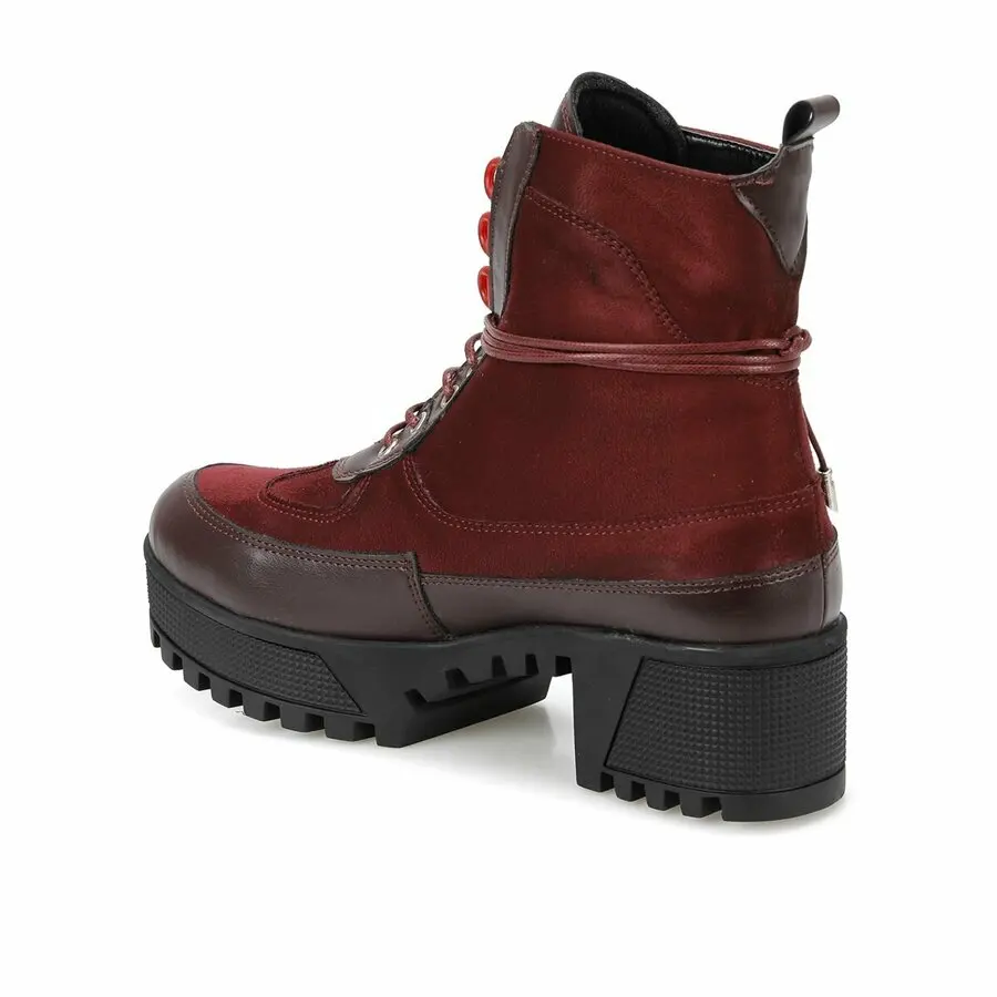 

Women Boots Butigo Gazel31Z Claret Red Women'S Thick Soled Boots