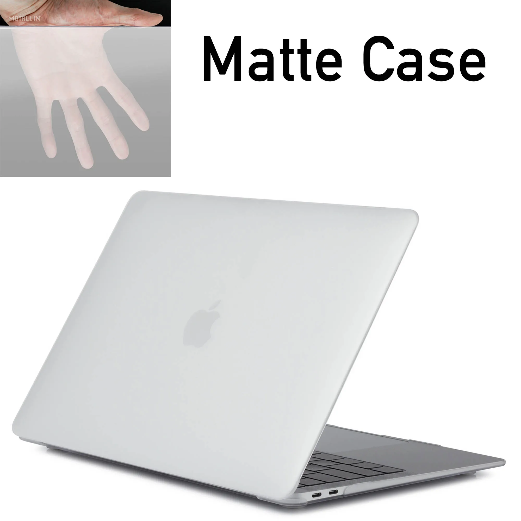 Распродажа, матовый чехол для ноутбука с кристаллами для Macbook Pro retina Air 11 12 13 15 дюймов, для mac new Air/pro с сенсорной крышкой - Цвет: Matte-TM