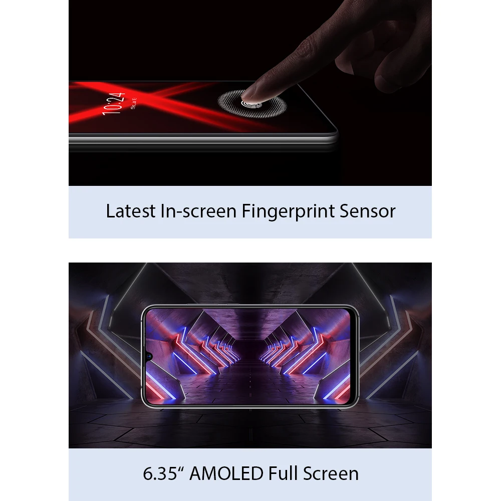Сотовый телефон UMIDIGI X глобальная версия сканер отпечатков пальцев на AMOLED экране 6