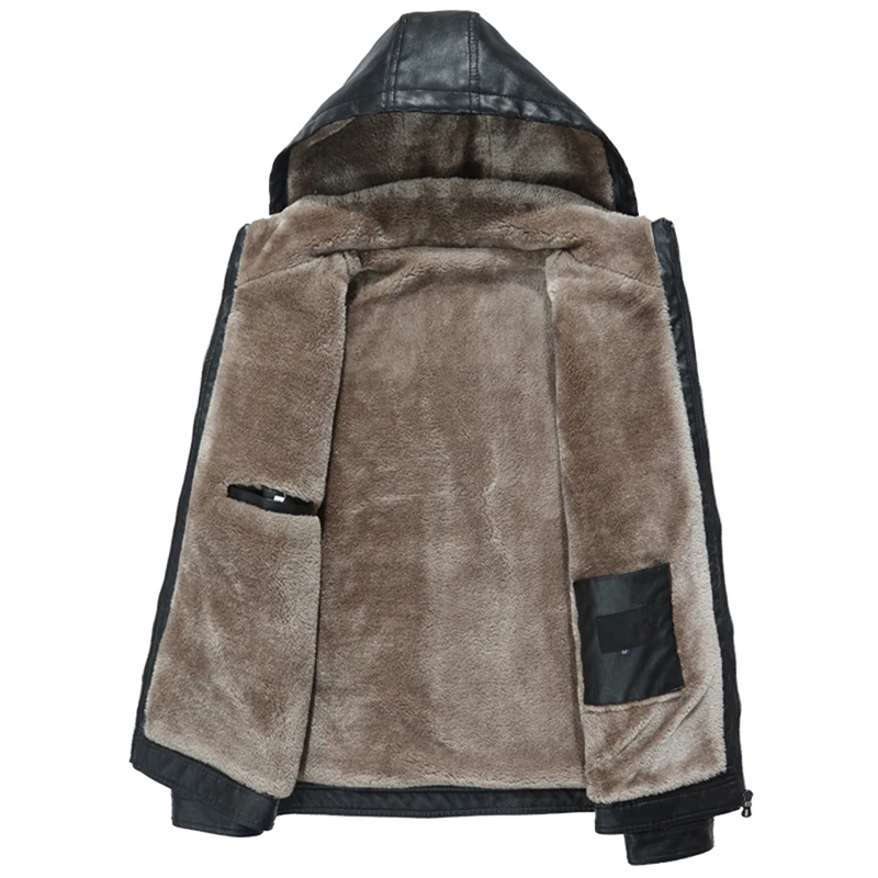 

Men Parkas Winter Autumn Male Warm Coat With Zipper Pockets Fashion Long Sleeve Solid Color turn-down Collar Coat Outerwear