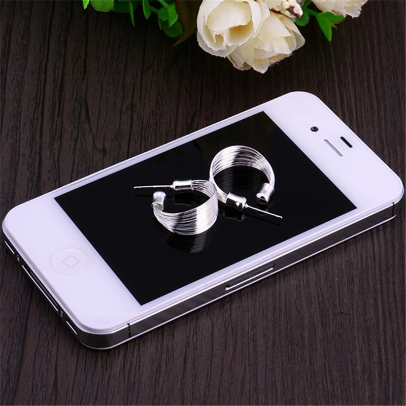 Женские серьги кольца DOTEFFIL из серебра 925 пробы|fashion hoop earrings|hoop earringsearrings earrings |