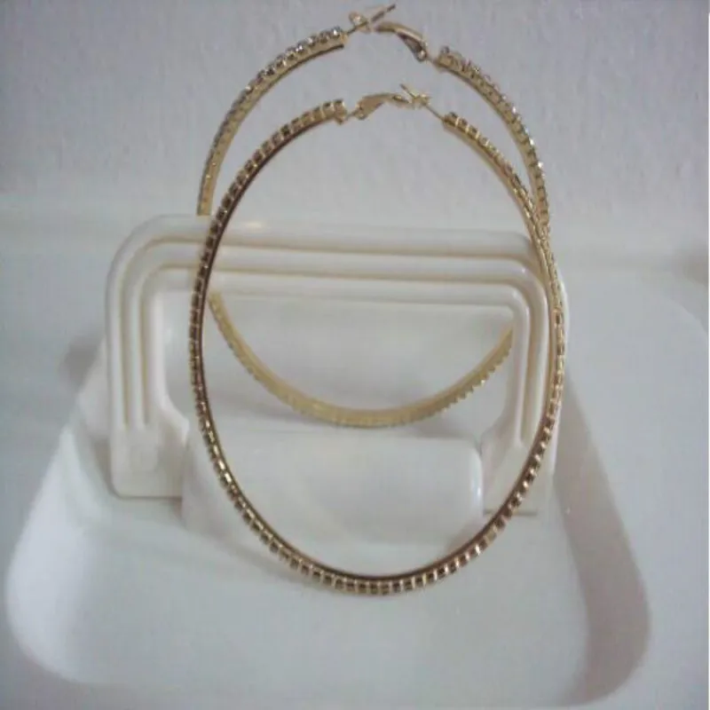 Большие серьги-кольца золотые 2021 большие круглые геометрические женские серьги |