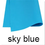 sky blue 10 шт цветная губчатая бумага 50*50 см толщина Руководство DIY Материал головоломки Детский сад резиновый пластик 0,8 мм большой лист пенопласта - Цвет: sky blue
