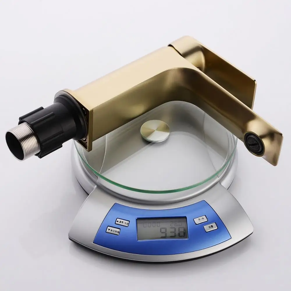 Смеситель для ванной комнаты Sky Rain Модный кран золотистого цвета с матовой