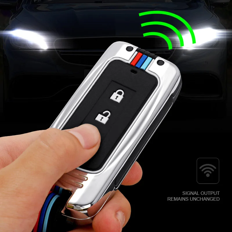 Чехол для автомобильного ключа из цинкового сплава чехол брелок Mitsubishi L200 ASX Outlander