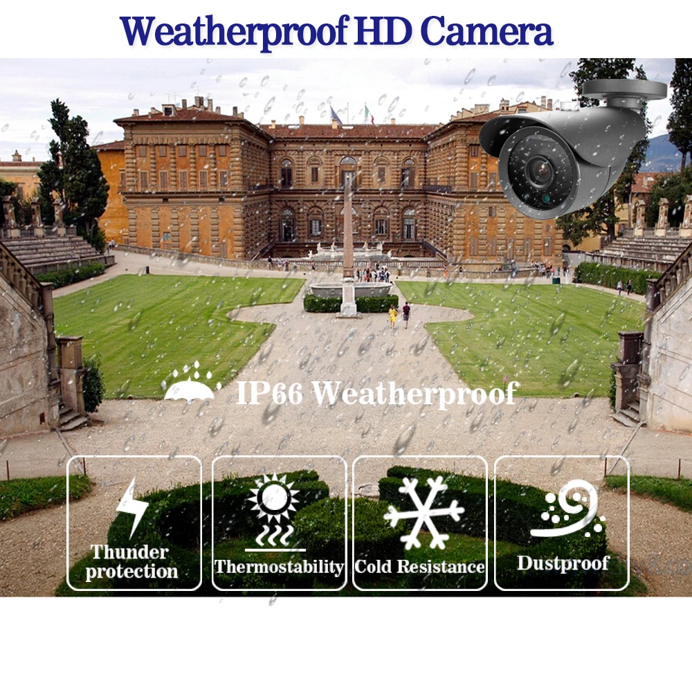 16CH 5MP Full HD CCTV система 5.0MP HDMI DVR 16 шт пуля в/наружная домашняя Видео Безопасность SONY