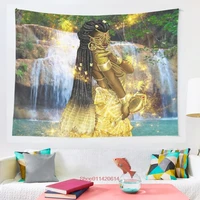 oshun tapestry mandala tapestry wall hanging bohemian gypsy psychedelic tapiz witchcraft tapestry