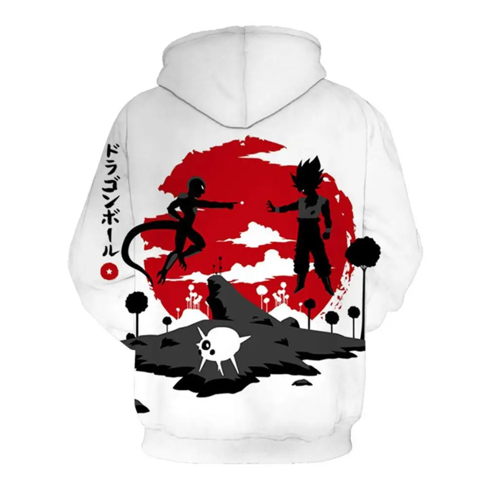 

Spring and autumn new hooded sweater men and women 3d printing animation fashion children's cartoon pullover casual sweater