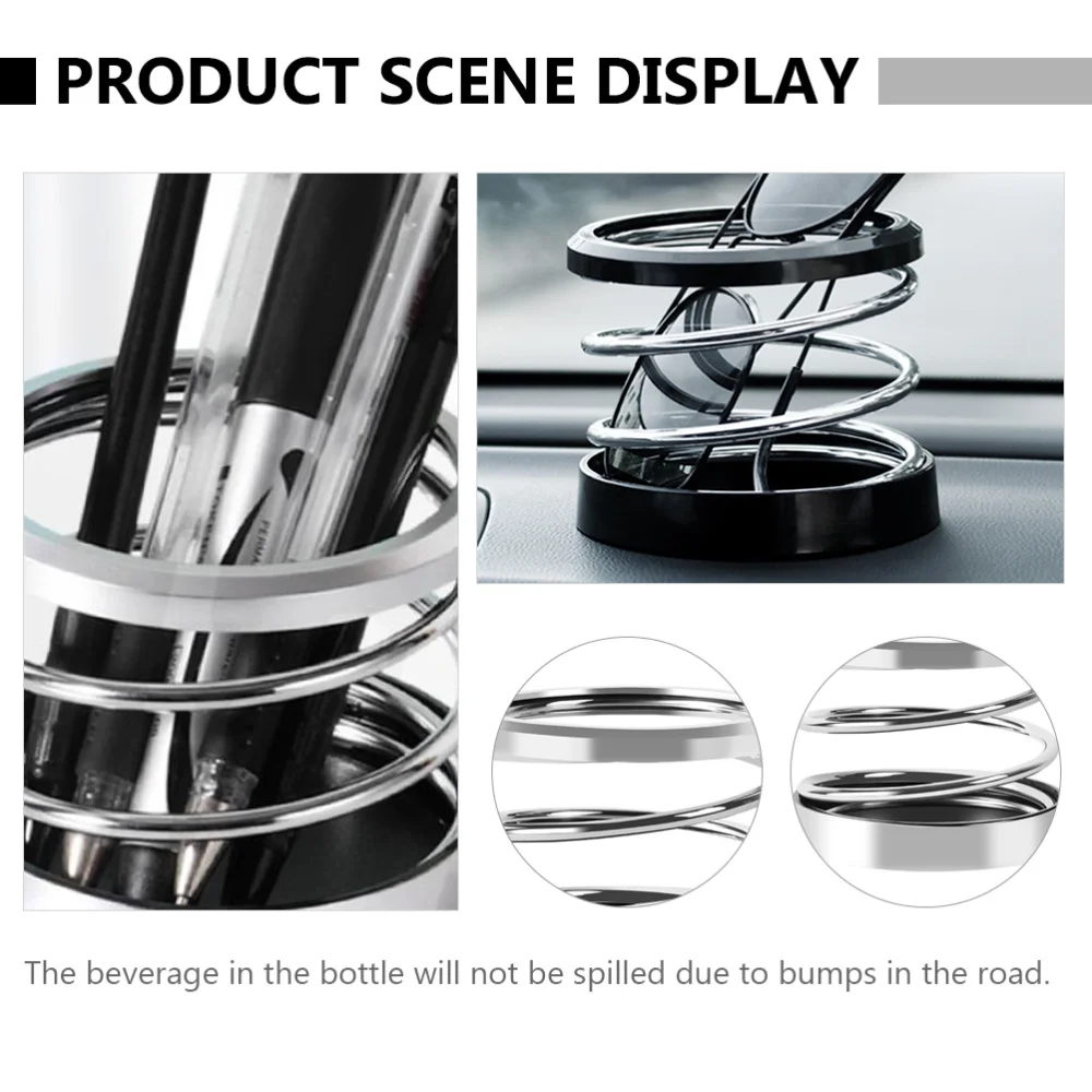 

Foldable Drink Holder Universal Car Organizer Storage Steel Wire Storage Rack