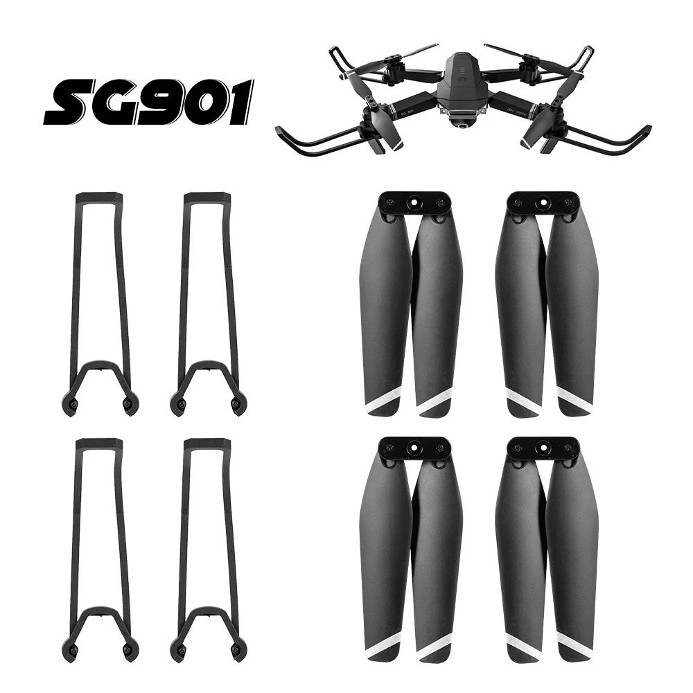 2 пары дрона быстросъемные складные пропеллеры 4 пропеллер защитная рамка набор