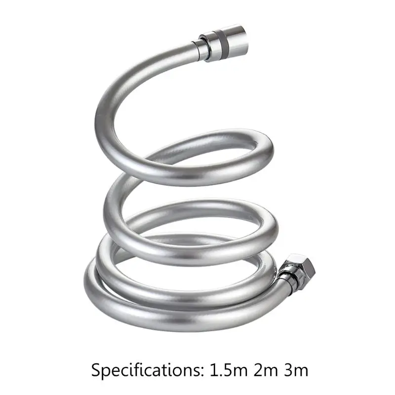 

T3EC 1.5/2/3m PVC Smooth Shower Hose High Pressure Thickening Handheld Head Flexible Anti Winding For Bath Parts Accessories