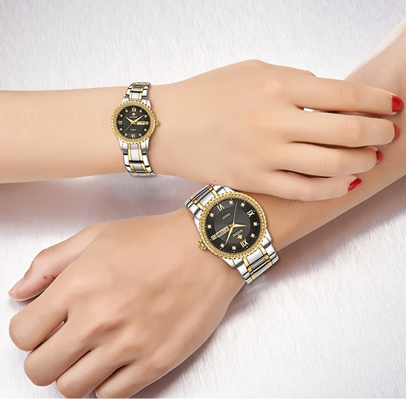 Часы для пар 2020 мужские часы лучший бренд Роскошные Кварцевые женские наручные