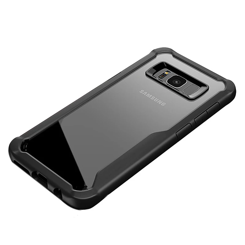 Жесткий акриловый прозрачный чехол для Samsung Galaxy Note 10 Pro 9 8 S10 Plus S9 S8 A6 A8 2018 мягкий