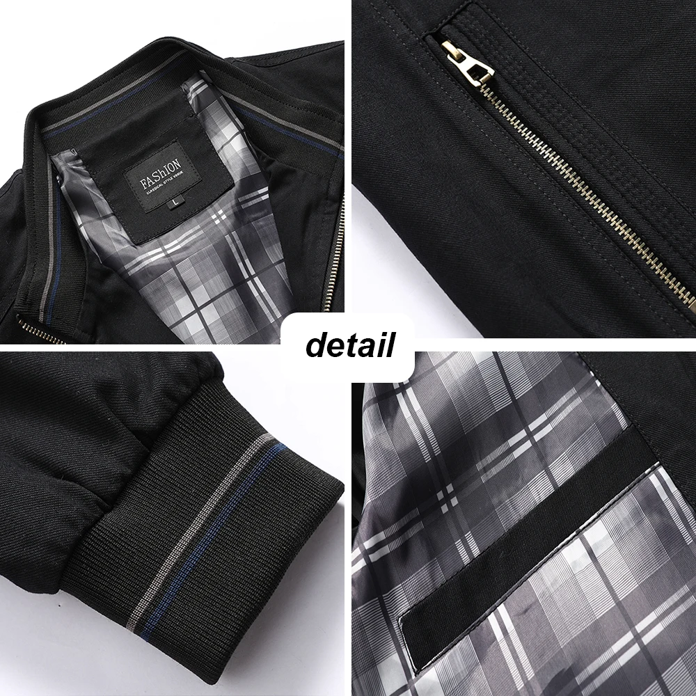 Мужская повседневная куртка-карго осенняя верхняя одежда с воротником-стойкой